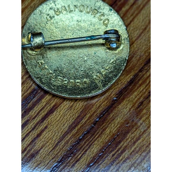 Vintage Writing Award Pin – “Progress in Writing” by Balfour Co. - Picture 2 of 3